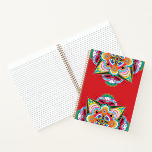 Tiger Dragon Mandala Notebook 8.5x11