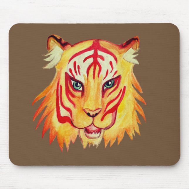 Tiger Drawing Mousepad (Front)
