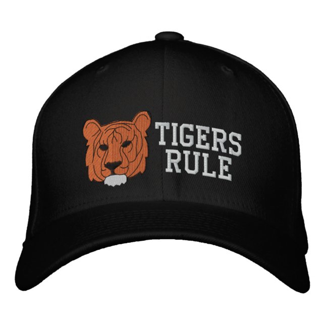 Tiger Embroidered Hat (Front)