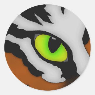 Tiger Eye Classic Round Sticker