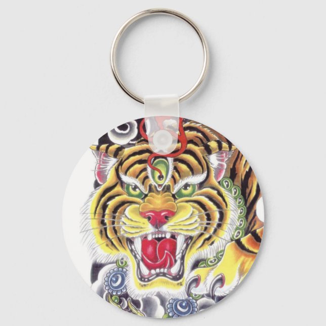 Tiger Eye Key Ring (Front)