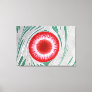 Tiger Eye Marbling Canvas Art