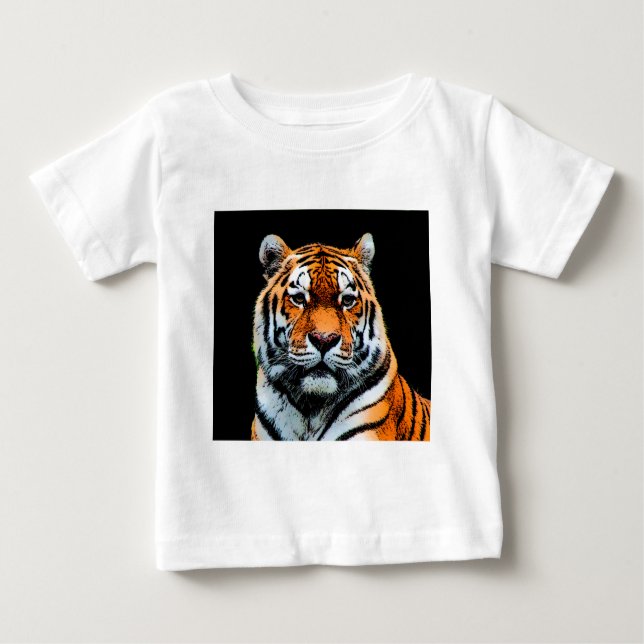 Tiger Eyes Inspirational Baby T-Shirt (Front)