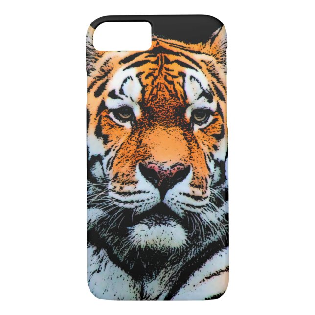 Tiger Eyes Inspirational Case-Mate iPhone Case (Back)