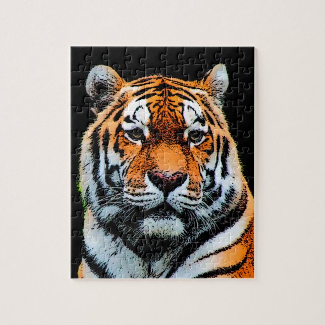 Tiger Eyes Inspirational Jigsaw Puzzle (Vertical)