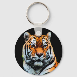 Tiger Eyes Inspirational Key Ring