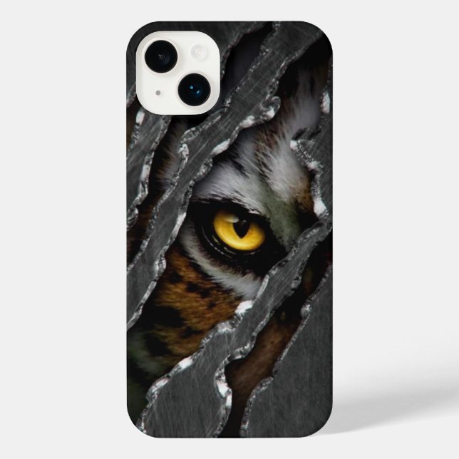 Tiger Eyes iPhone 14 plus Case -iphone case  (Back)