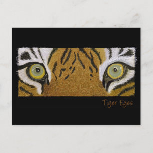 tiger eyes postcard