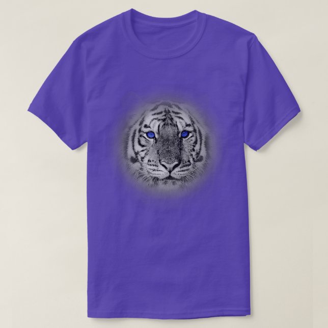 Tiger Eyes Safari Zoo Wildlife Animal Zookeeper Bi T-Shirt (Design Front)