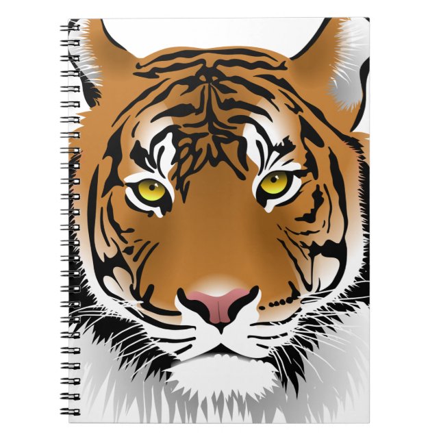 Tiger Eyes Spiral Notebook (Front)