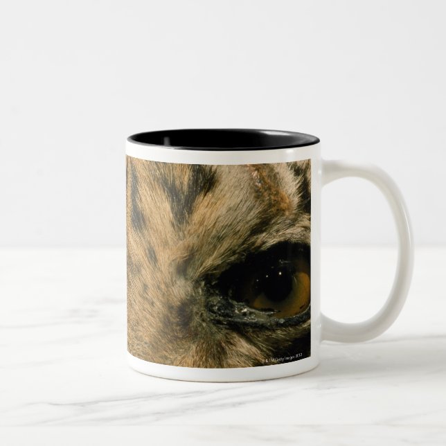 Tiger eyes Two-Tone coffee mug (Right)