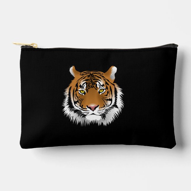 Tiger Face Accessory Pouch (Front)