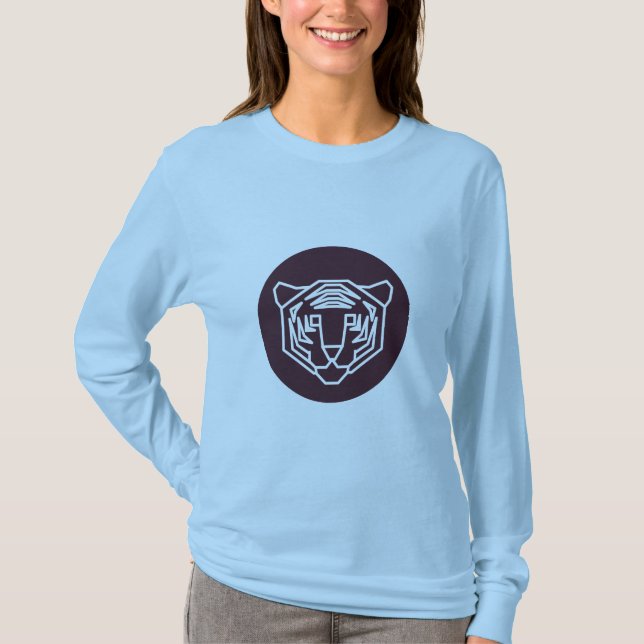 Tiger Face Badge T-Shirt (Front)