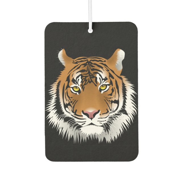 Tiger Face  Car Air Freshener (Front)