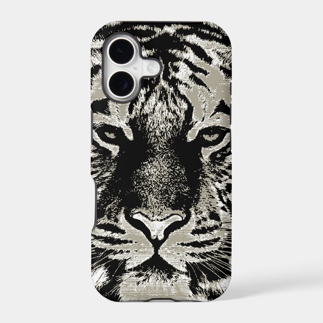 Tiger Face Close-up (Back)
