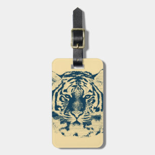Tiger Face Close-Up 3 Luggage Tag
