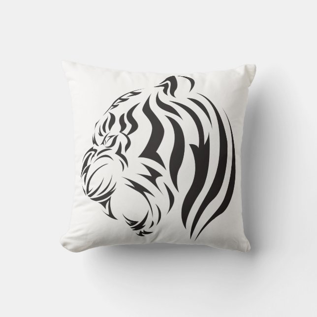 Tiger Face Cushion (Front)