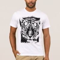 Tiger Face Elegant Bella+Canvas Short Sleeve