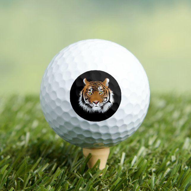 Tiger Face Golf Balls (Insitu Tee)