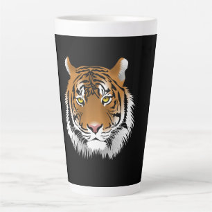 Tiger Face Latte Mug
