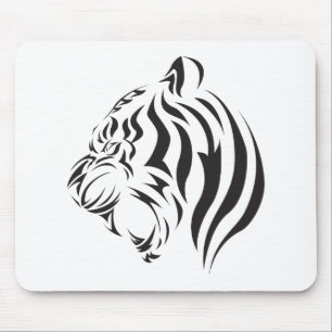Tiger Face Mouse Pad