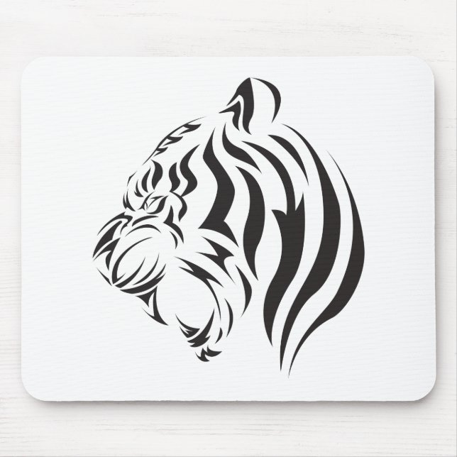 Tiger Face Mouse Pad (Front)