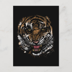 Tiger Face  Postcard
