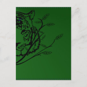 Tiger Face Postcard