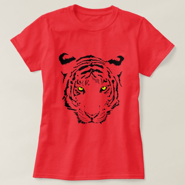 Tiger Face -  Shirt (Design Front)