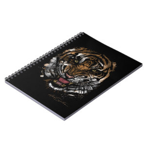 Tiger Face (Signature Design) Notebook