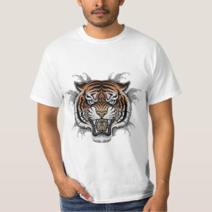 tiger face t shirt