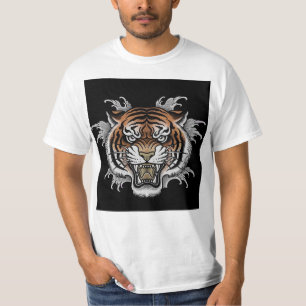 tiger face t shirt