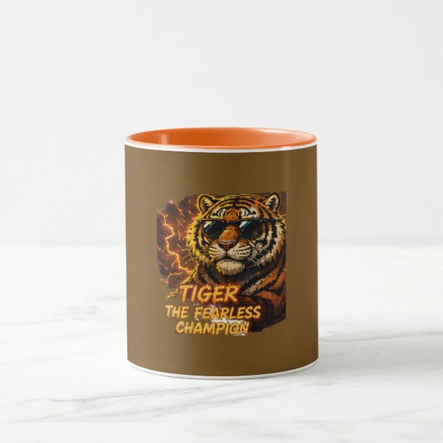 Tiger Fearless Champion Coffee Mug (Center)