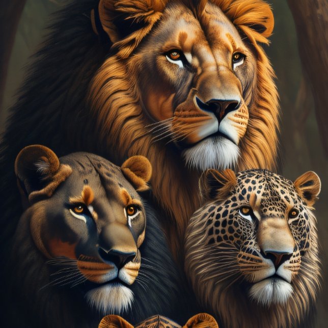 Tiger, feline family, unique cat tiger v3 tissue paper (Creator Uploaded)