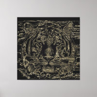 Tiger Fine Art 3 Wrapped Canvas