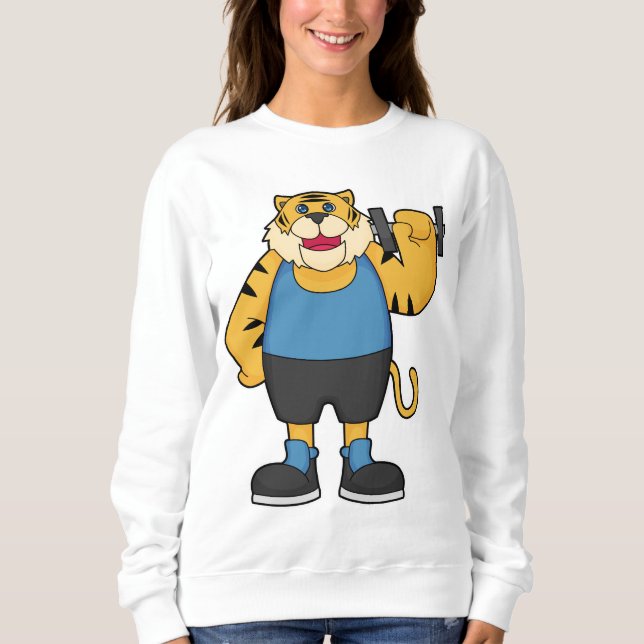 Tiger Fitness Dumbbell Sweatshirt (Front)