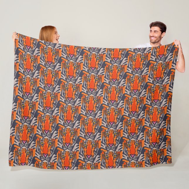 Tiger - Fleece Blanket (In Situ)