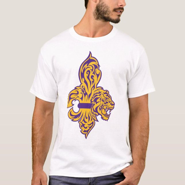 Tiger Fleur De Lis Basic Shirt (Front)