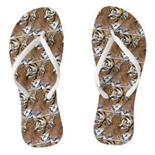 Tiger Flip Flops