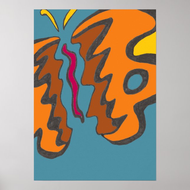 Tiger Flutterfly Poster (Front)
