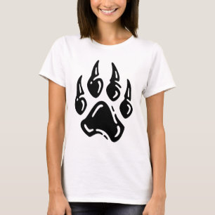 Tiger Footprint T-Shirt – Wildlife Graphic Tee
