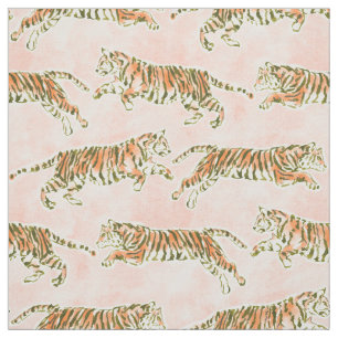 TIGER FORCE Blush Safari Fabric