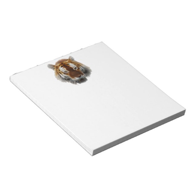 Tiger Fractal Notepad (Angled)