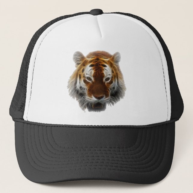 Tiger Fractal Trucker Hat (Front)