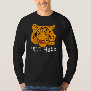 Tiger - Free Hugs Dark T-Shirt