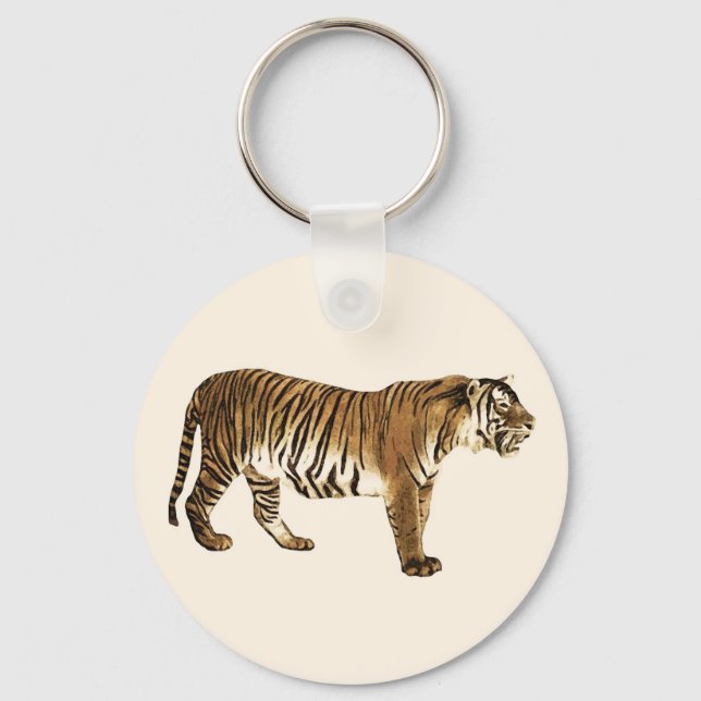 Tiger Free Spirit Key Ring (Front)
