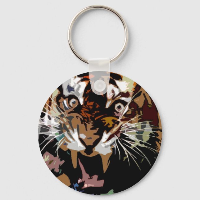 Tiger Freedom Key Ring (Front)