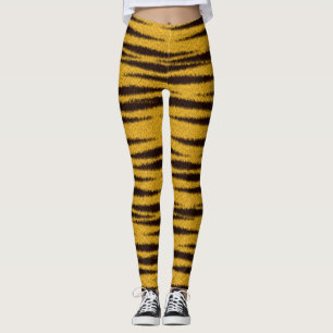 Tiger Fur Effect Leggings