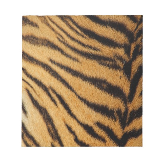Tiger Fur Stripes Notepad (Front)