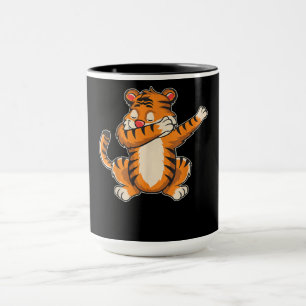 Tiger Gift   Funny Tiger Dab Dabbing Tiger Mug